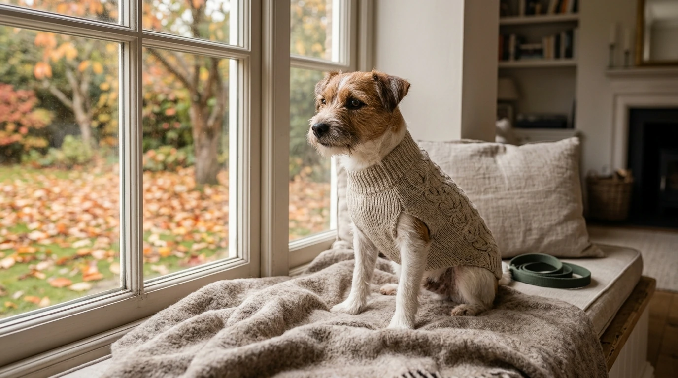Flower Knit Pet Sweater Vest: Cozy Fit for Small Dogs & Cats