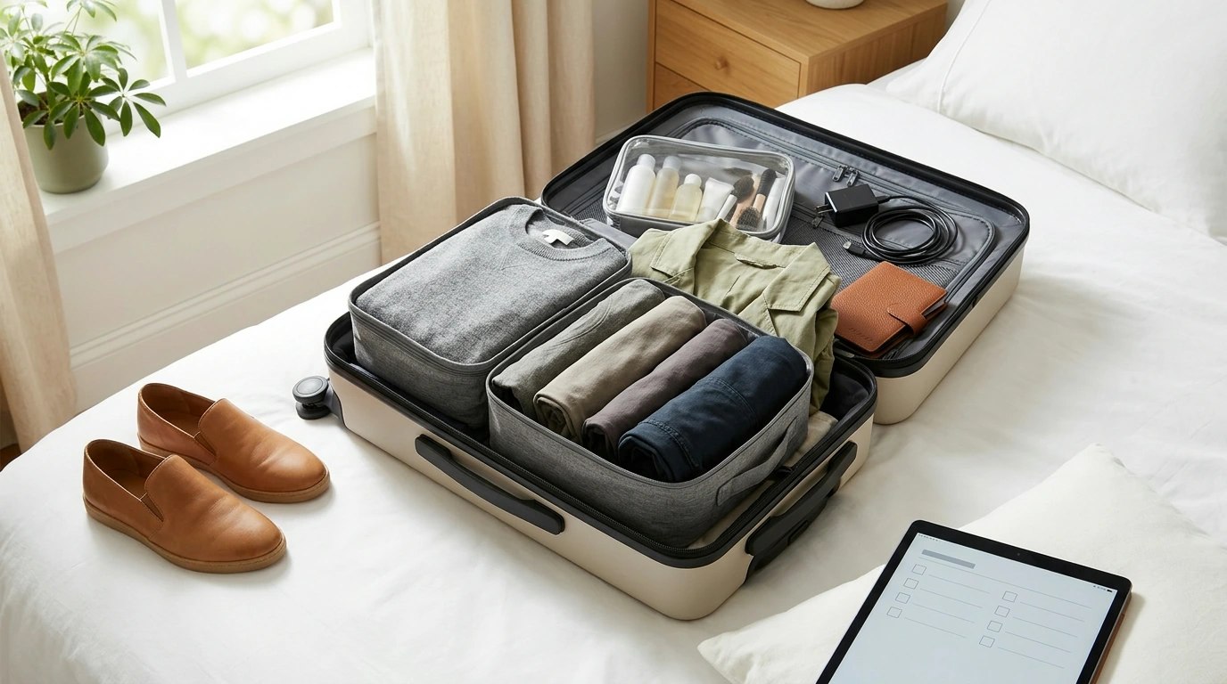 Minimalist Travel Packing Planner: Pack Light Every Trip